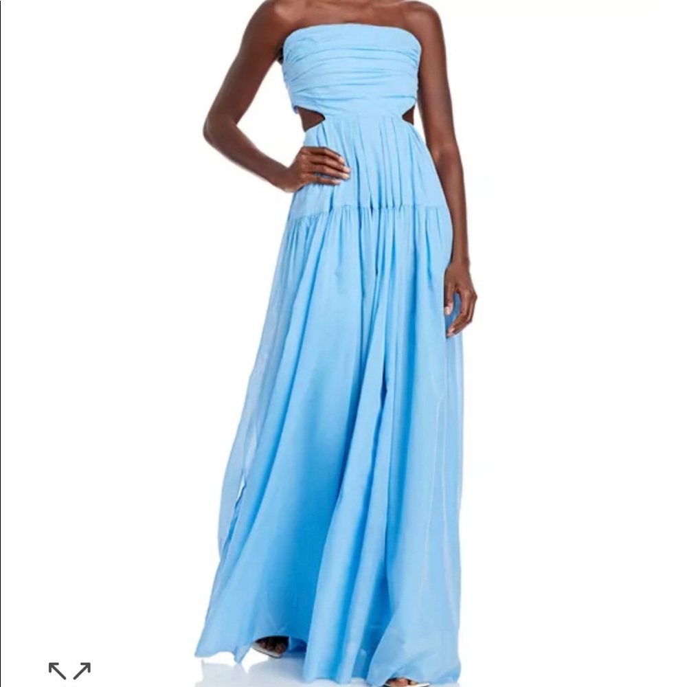 Rebecca Taylor light blue gown